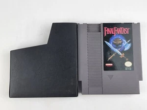 Final Fantasy (Nintendo NES, 1985) Authentic Tested Working w/ Dust Cover Sleeve - Picture 1 of 6