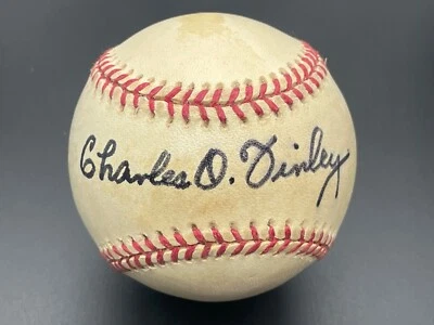Charlie Finley "A's Dynasty Owner Future HOFer" Signed Autographed baseball PSA - Image 1 of 4