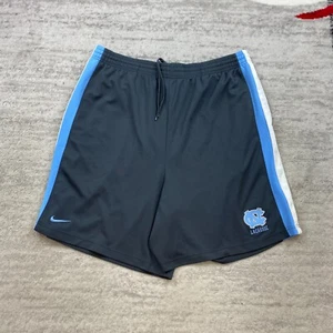 VTG Nike North Carolina Tar Heels Short Extra Large Blue Basketball Drifit 90s - Picture 1 of 9