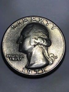 1971 D Washington Quarter Multiple Errors, Doubling - Picture 1 of 24
