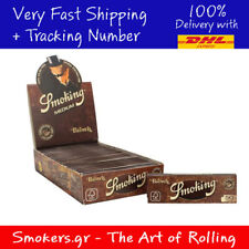 1x Full Box Smoking Unbleached 1 1/4 Rolling Paper - 25 Booklets