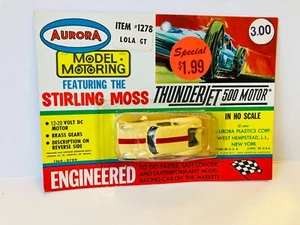 AURORA ~ T-JET " LOLA GT " ~ BRAND NEW on CARD ~ - Picture 1 of 7