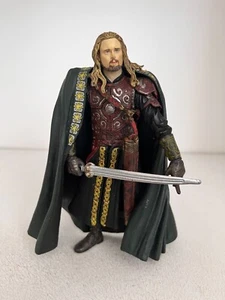 LORD OF THE RINGS EOMER IN CEREMONIAL ARMOR ACTION FIGURE TOY BIZ ROTK SERIES - Picture 1 of 7
