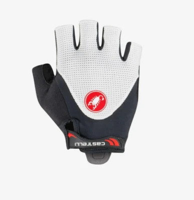 GUANTES DE CICLISMO MARCA: CASTELLI ARENBERG GEL 2 NEGRO/MARFIL Foto 1 de 3