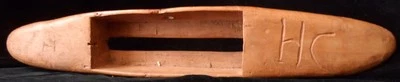 Cool Mid-Late 19th Century Weaving Shuttle, Hand-Carved in the "Canoe" Style - Image 1 of 4