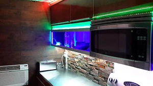 Professional RGB Multi Color Kitchen Under Cabinet Counter Led Strip Kit WIFI - Picture 1 of 7
