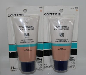 2 Sealed CoverGirl CG Smoothers BB Cream/Fair To Light 805 READ - Picture 1 of 2
