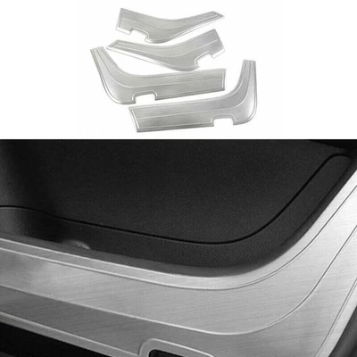New For Nissan Armada 2017-2024 Silver Steel Door Anti Kick Guard Panel Overlay Foto 1 de 4