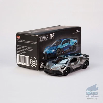 1:64 Bugatti Divo Modelo Coche Aleación Diecast Vehículo Niños Regalo Colección Plateado Foto 1 de 4