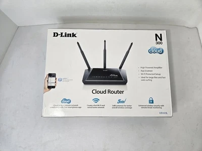 D-Link Wireless DIR-619L-ES 300 Mbps 4-Port Wireless Router w/ adapter - Image 1 of 4