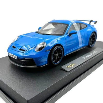 Modellino Auto Maisto 1/18 Porsche 911 GT3 Blue - Immagine 1 di 4