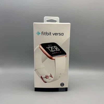 Fitbit Versa Aluminiumgehäuse Rosa mit Silikonarmband - SEHR GUT - GETESTET - Bild 1 von 4