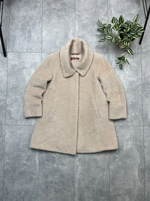 Max Mara Studio Alpaca and Wool Beige Coat Size 34 / US 4 / GB 6 - Image 1 of 4