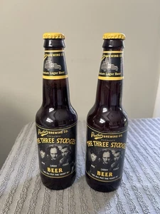 Three Stooges Panther Brewing Beer Moe, Larry & Curly 2er Set Sammlerstück 1998 - Bild 1 von 5