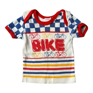 Babyfair 80er Vintage Fahrradshirt Größe 0-6 Monate - Bild 1 von 5