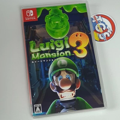 Luigi Mansion 3 Switch Japan FactorySealed Physical Game In MULTI-LANGUAGE Actio - Photo 1/4