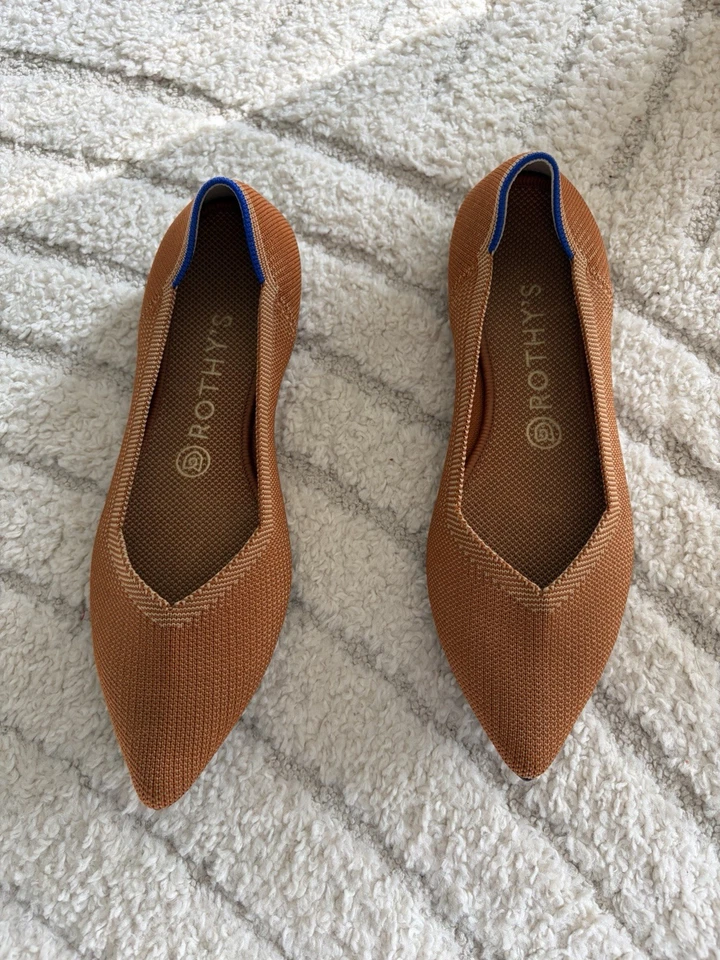 Rothy's the Point talla 9 en ámbar cervatillo Foto 1 de 4