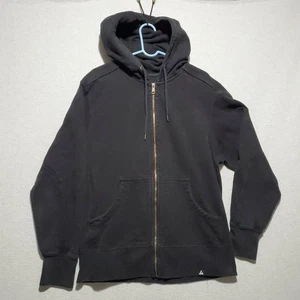 American Giant Hoodie Mens XL Relaxed Classic Heavyweight Faded Black Distressed - Picture 1 of 12