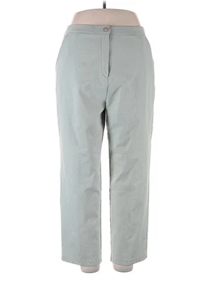 Draper's & Damon's Women Gray Casual Pants 18 Plus - Image 1 of 2