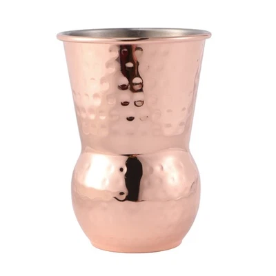  Set of 2 Metal Cup Highball Drinking Glasses Stainless Steel Shot Cocktail - Image 1 of 4