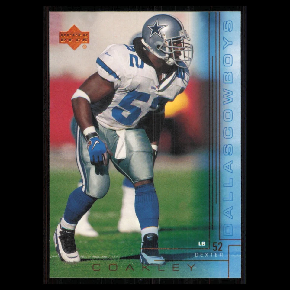 Dexter Coakley #63 2000 Upper Deck Dallas Cowboys Football Card NFL NM - Image 1 of 3