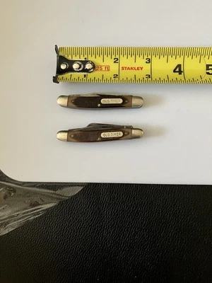 2 cuchillos de bolsillo plegables antiguos vintage 1-2 hojas 1-3 hojas ver fotos Foto 1 de 2