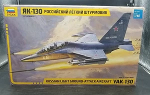Zvezda Yak-130 Russian Light Ground-Attack Aircraft 1/48 Scale Model Kit NIOB - Picture 1 of 11