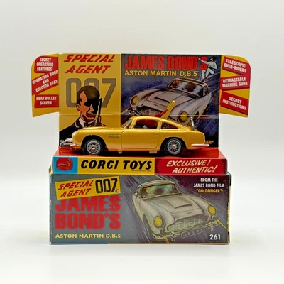 Corgi James Bond's Aston Martin D.B.5 #261 Nuevo Foto 1 de 2