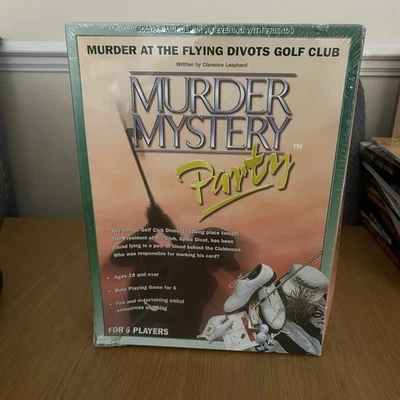Murder Mystery Party Game Murder At The Flying Divots Golf Club New Sealed 1999 - Image 1 of 4