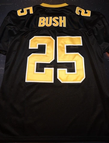Reebok On Field New Orleans Saints Jersey Reggie Bush 25 Superbowl Size 52 Cover
