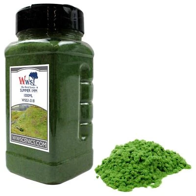 WWS | 1mm Summer Static Grass | CHOOSE SIZE |  Model Scenery Material - Image 1 of 4