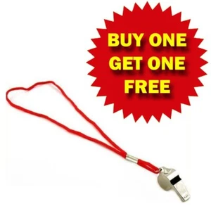 1 Metal Whistle & Lanyard Emergency Survival, Party's - Picture 1 of 2