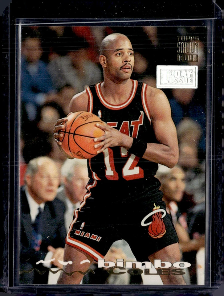 1993-94 Topps Stadium Club #230 Bimbo Coles 1st Day Issue Miami Heat NR-MINT - Image 1 of 2