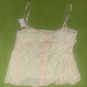 NWT Marc Jacobs Silk Saks Beige & Pink Designer Tank Top Size 6 - Picture 1 of 9