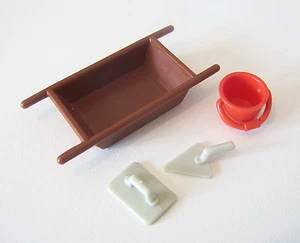 PLAYMOBIL (Q1102) CHANTIER - Lot d'Accessoires & Outils pour le Ciment - Imagen 1 de 1