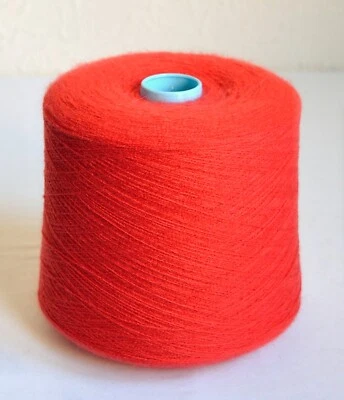 Italian Kid Mohair - Merino Wool Yarns, 1.6 lb / 730 grams on Cone - Image 1 of 3