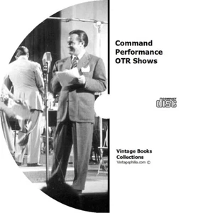 * COMMAND PERFORMANCE (OTR) OLD TIME RADIO SHOWS * 232 EPISODES on MP3 DVD * - Picture 1 of 1