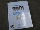 2001 Chevy S10 Truck Shop Service Transmission Overhaul Manual LS Extended Crew