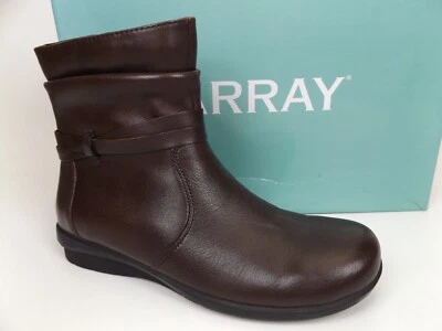 Array Erin Botines Piel de Cordero Cremallera Lateral Para Mujer Talla 6.0 N, Cuero Marrón, Foto 1 de 4