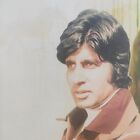 Bollywood Indian Actor Photo Card Amitabh Bachchan Hindi Cardboard Postcard 7X5