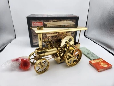 Wilesco Live Steam Roller Traction Engine D40 Brass Dampfwalzen D 407 - Germany - Image 1 of 4