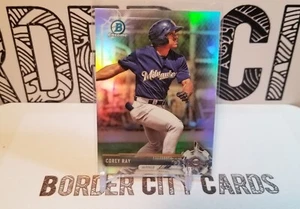 Corey Ray 2017 Bowman Draft Chrome 🔥 Refractor 🔥 Milwaukee Brewers - Picture 1 of 2