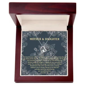 Mother And Daughter Gift, Gift For Mom, Daughter Necklace, Birthday Gift - Picture 1 of 3