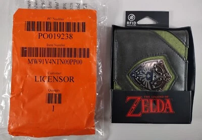NEW PROTOTYPE - Legend of Zelda Shield Bifold Wallet - Officially Licensed - Image 1 of 4
