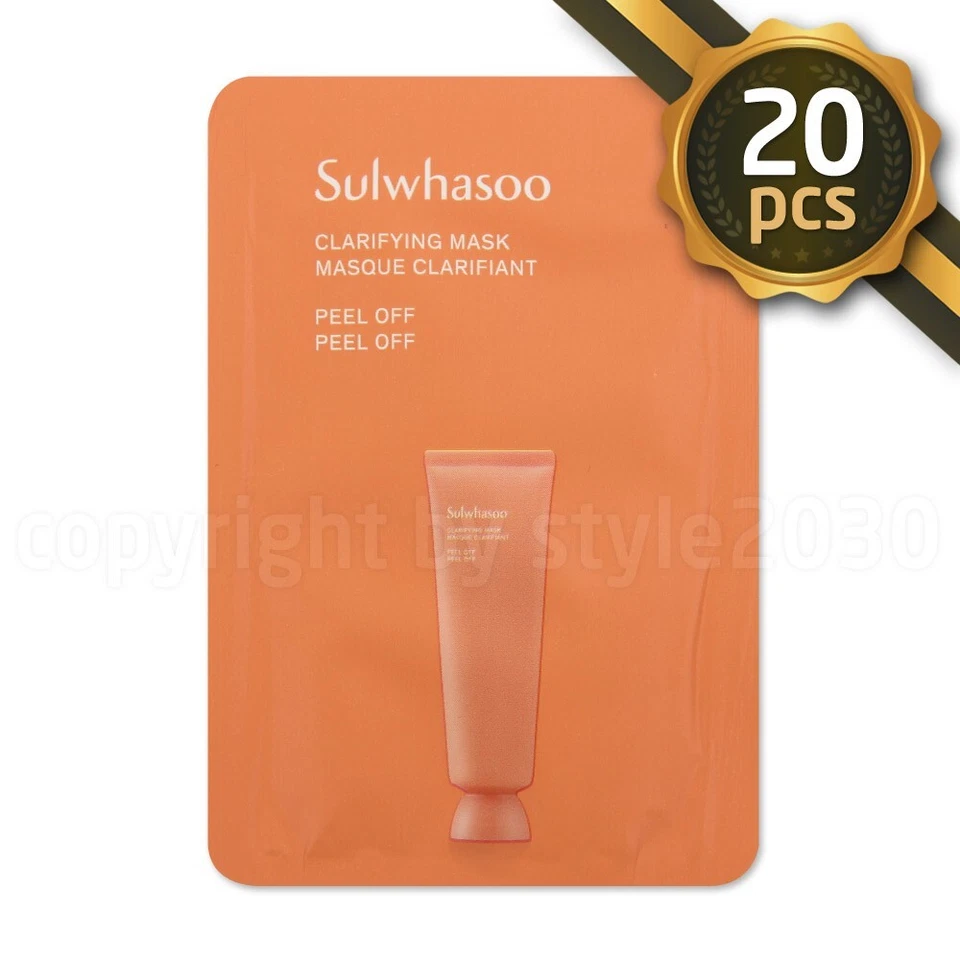 Sulwhasoo Clarifying Mask 5ml x 20pcs Masks Peels Amore Pacific - Image 1 of 1