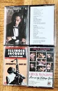 Jacquet Mangione Marsalis Green Funk Soul Bop Blues Big Ban Jazz 4 Lot Cassette - Picture 1 of 3