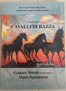 We felt horses breed AUTOGRAPHED by Gaspare Mutolo, Maria Santamaria - Picture 1 of 7