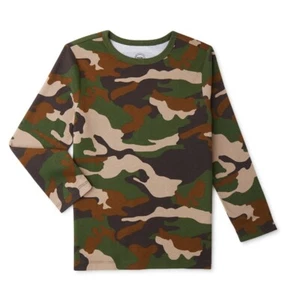 BOYS LONG SLEEVE CAMO PULLOVER T-SHIRT TOUGH TEE SIZE XXL 18 NEW WITH TAGS - Picture 1 of 1