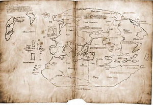 Vinland, First Map of Americas, Discovered by Vikings, Poster with Free Pamphlet - Picture 1 of 8
