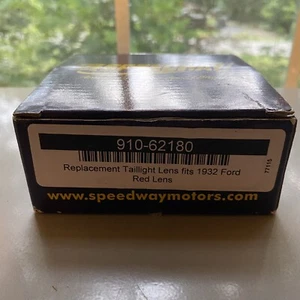 Nueva lente de lámpara de luz trasera de vidrio rojo Ford Car 1932 - Imagen 1 de 4